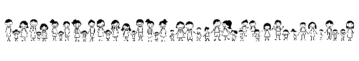 Family Love Font LOWERCASE