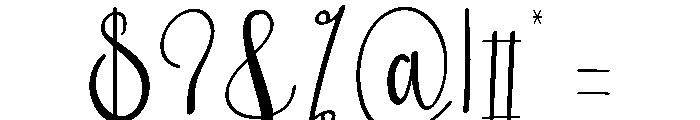 Family Newyear Font OTHER CHARS