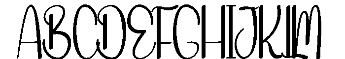 Family Newyear Font UPPERCASE