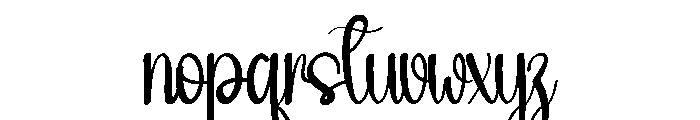 Family Newyear Font LOWERCASE