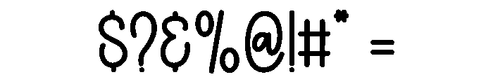 Family Saturday Font OTHER CHARS