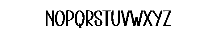 Family Teacher Font LOWERCASE