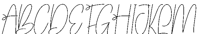 Family Thanksgiving Font UPPERCASE