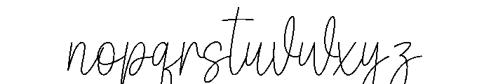 Family Thanksgiving Font LOWERCASE