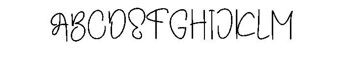 Family Thinkings Font UPPERCASE