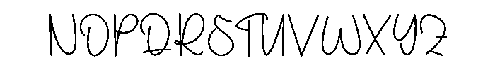 Family Thinkings Font UPPERCASE