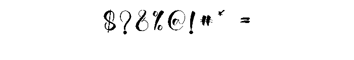 Familyday Font OTHER CHARS