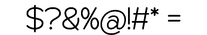 Famous Together Regular Font OTHER CHARS