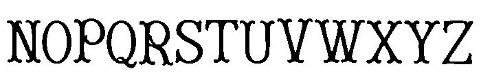 FanFiction Font UPPERCASE