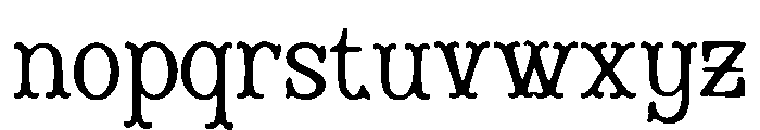 FanFiction Font LOWERCASE