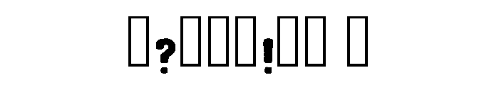 Fana Bubble Regular Font OTHER CHARS