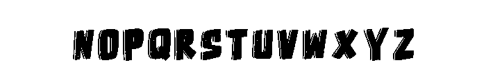 Fana Grunge Regular Font LOWERCASE