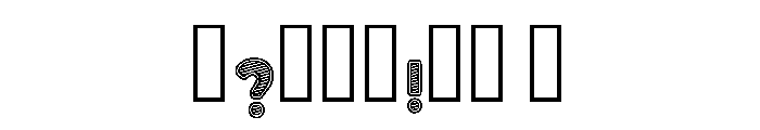 Fana Scriblo Regular Font OTHER CHARS