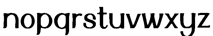 Fancy Cursive Font LOWERCASE