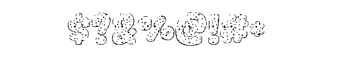 Fancy Dot Easter Font OTHER CHARS
