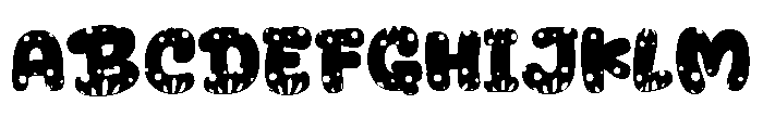 Fancy Easter Font UPPERCASE