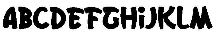 Fancy Enemy Font UPPERCASE