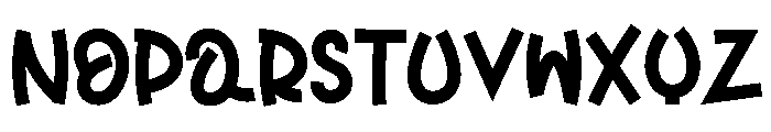 Fancy  Fashion Font UPPERCASE