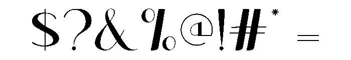 Fancy Flavour Font OTHER CHARS