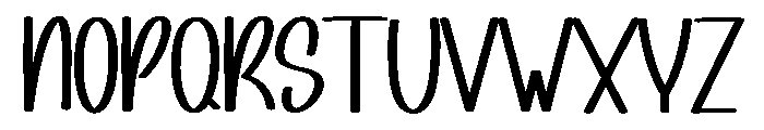 Fancy Handwritten Font UPPERCASE