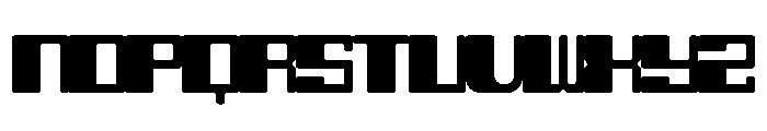 Fancy People Font UPPERCASE