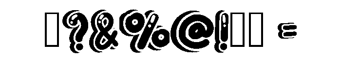 Fancy Sahira Regular Font OTHER CHARS