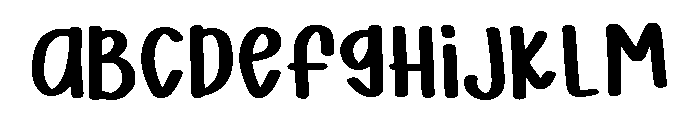 Fancy Scribble Regular Font UPPERCASE