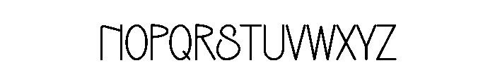 Fancy Winter Font UPPERCASE