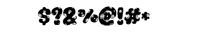 Fancy flower Easter Font OTHER CHARS