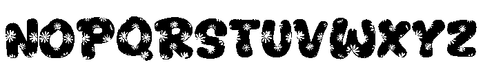 Fancy flower Easter Font UPPERCASE