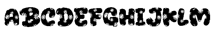 Fancy flower Easter FONT