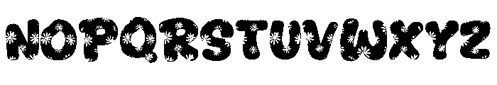 Fancy flower Easter Font LOWERCASE