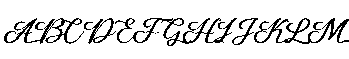 Fanfare Ink Regular Font UPPERCASE
