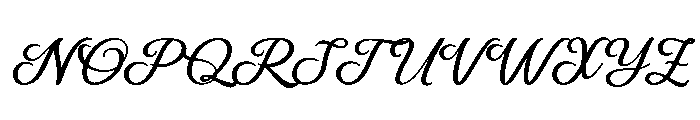 Fanfare Ink Regular Font UPPERCASE