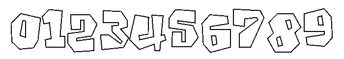 Fang Rift Line Font OTHER CHARS