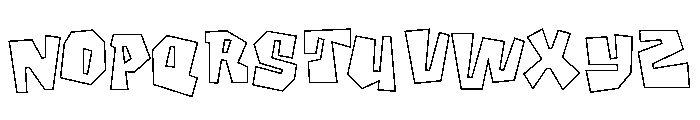 Fang Rift Line Font UPPERCASE