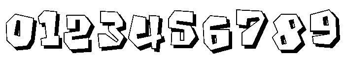 Fang Rift Shadow Line Font OTHER CHARS