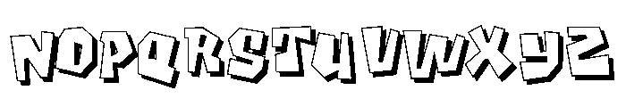 Fang Rift Shadow Line Font UPPERCASE