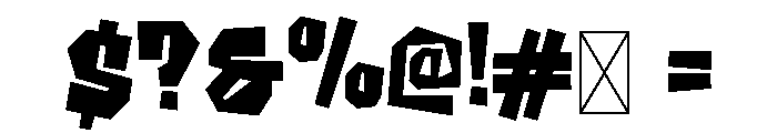 Fang Rift Font OTHER CHARS