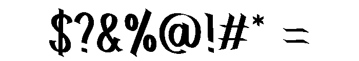 FangTastic Font OTHER CHARS