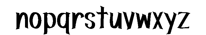 FangTastic Font LOWERCASE