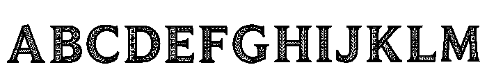 Fangs Regular Font UPPERCASE
