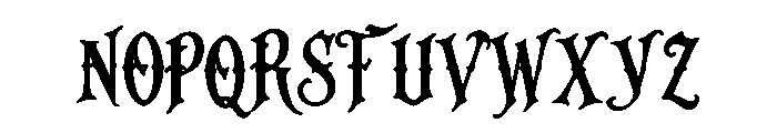 Fangvolt Font UPPERCASE