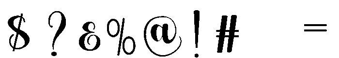 Fanila Font OTHER CHARS