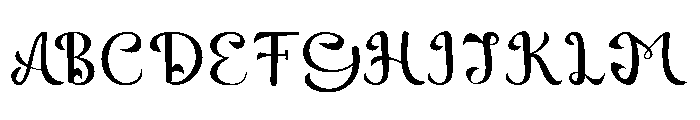 Fanila Font UPPERCASE