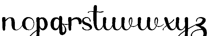 Fanila Font LOWERCASE