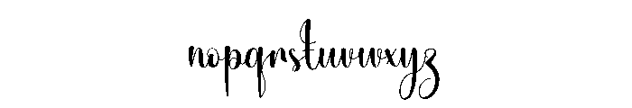 Fanitalia Graduate Font LOWERCASE