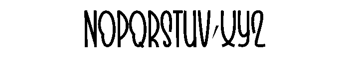 Fantastic1 Font LOWERCASE