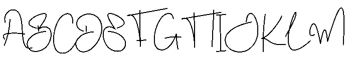 Fantastics Font UPPERCASE