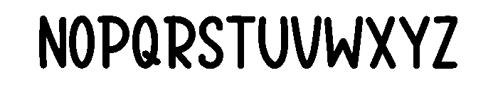 Fantasy Artistic Regular Font LOWERCASE